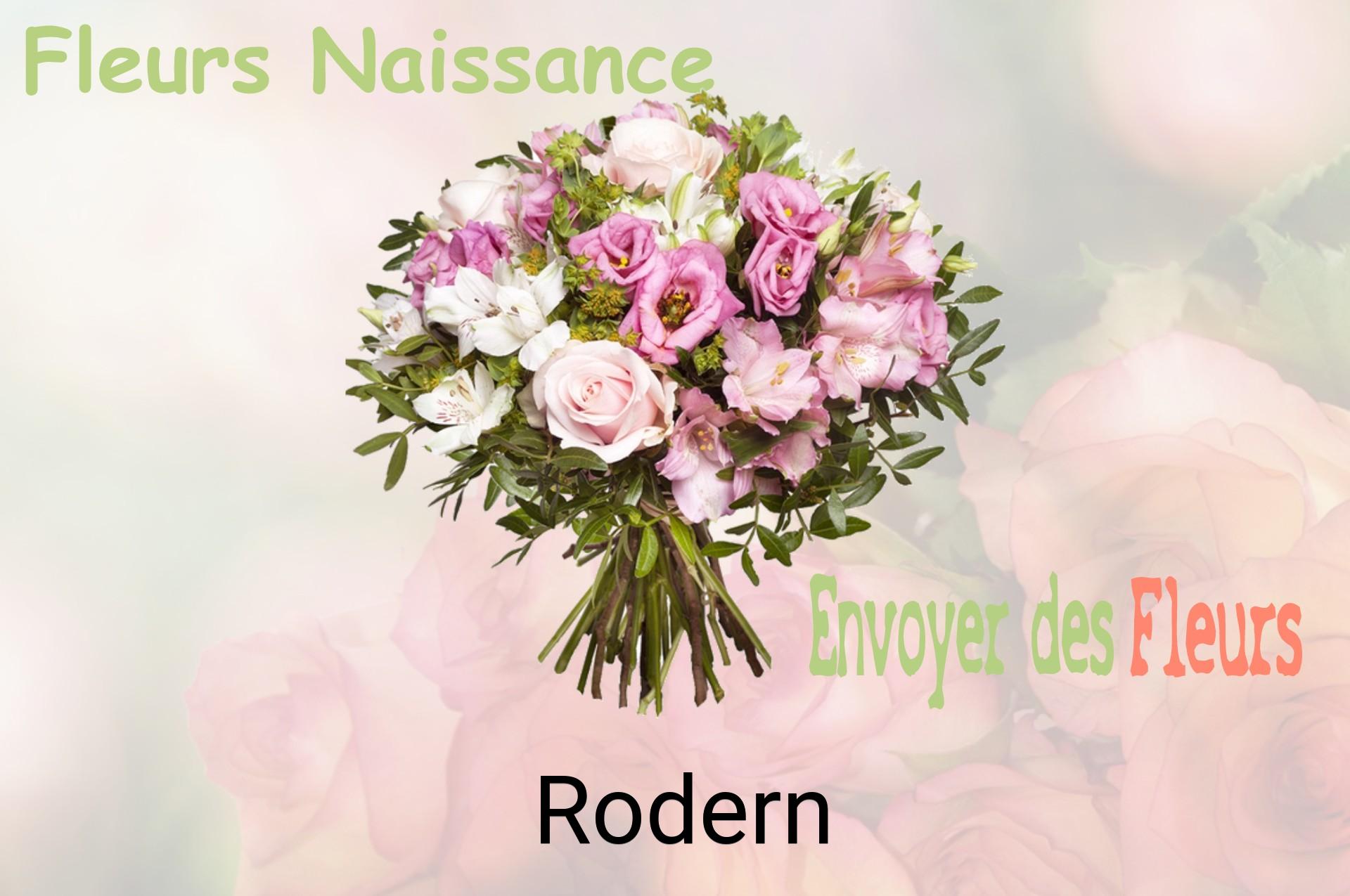 Bouquet de fleurs de naissance livré à Rodern
